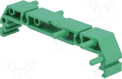 Obrázek produktu pro 1x kryt pro montáž na DIN lištu, rozměry 72x11 mm, barva: zelená. Příslušenství pro montáž do krytů na DIN lištu