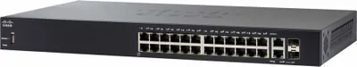 Produktbild von Cisco SF250-24, Managed, L2/L3, Fast Ethernet (10/100), Rack-Einbau, 1U