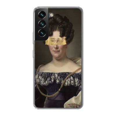 Produktbild von MuchoWow® Handyhülle Schutzhülle Hülle für Samsung Galaxy S22 Johanna Henriëtte Engelen - Dubois Drahonet - Gold - Farbe Silikon Softcase Handy Hülle - Mobiltelefonhülle