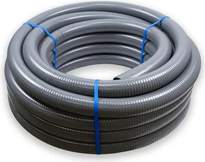 Produktbild von PVC Flexschlauch für Pool Verrohung Ø 50 mm I 25 m Rolle I PN 5 I grau