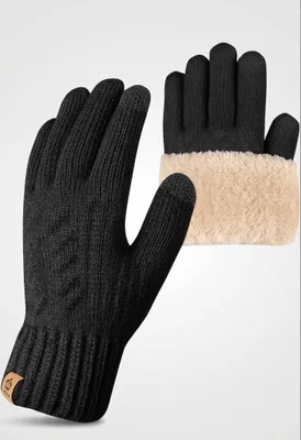 Immagine prodotto di Guanti invernali caldi, da uomo o da donna, foderati, antivento e impermeabili