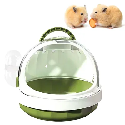 Productafbeelding van Draagbare hamsterkooi met waterfles en draagtas