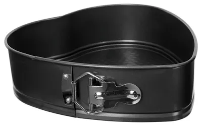 Produktbild von 5 Five Simply Smart Springform Herz, Backform mit Wabenboden, Stahl, Schwarz, 24 cm, 111481A