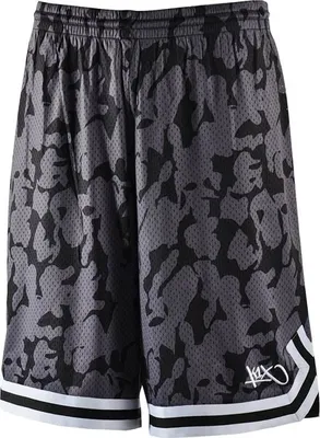 Produktbild von K1X Hardwood | Double X Big Hole Mesh | Basketball shorts, Farbe:black camouflage, Kleidergröße:XXS