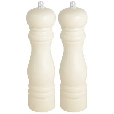 Produktbild von IB Laursen Salz & Pfeffermühlen Set 2-teilig Creme Weiß Gewürzmühlen Holz