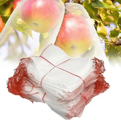 Produktbild von Famanu Obstschutzbeutel - 50 Stück - Nylon Netz - Wiederverwendbar - 20 x 30 cm