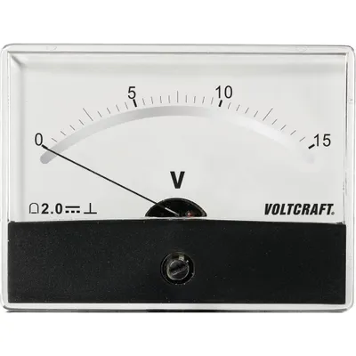 Produktbild von VOLTCRAFT AM-86X65/15V/DC AM-86X65/15V/DC Einbau-Messgerät AM-86X65/15V/DC Drehspule