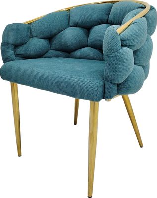 Stuhl Alsen Gold Petrol