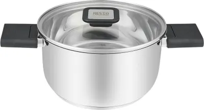 Produktbild von Resto Kochtopf 2,5 l (silber, Edelstahl, Induktionsherd, spülmaschinenfest)