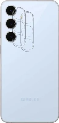 Obrázek produktu pro Ochrana fotoaparátu pro Samsung Galaxy S24 FE [2 kusy] Ochranná fólie na fotoaparát Průhledná fólie z tvrzeného skla Fólie na zadní stranu objektivu proti poškrábání Ochranná fólie na objektiv Phonillico®