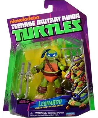 Produktbild von Teenage Mutant Ninja Turtles World of TMNT Actionfigur Leonardo 11 cm