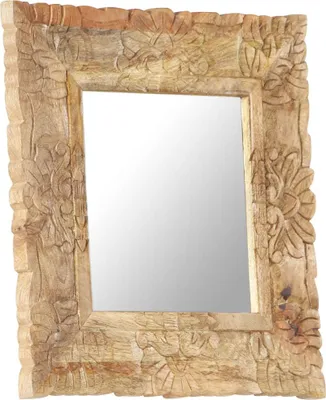 Obrázok produktu pre zrkadlo vidaXL 50x50 cm z masívneho dreva mango