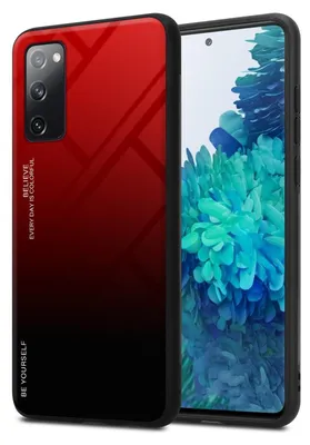 Produktbild von Cadorabo Hülle für Samsung Galaxy S20 FE Schutz Hülle in Schwarz Handyhülle TPU Etui Cover Case Tempered Glas