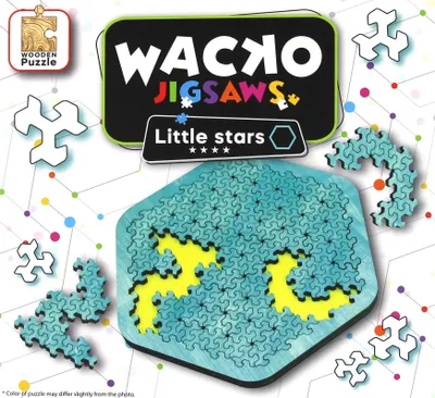Obrázok produktu pre Drevená skladačka Wacko Little Stars, 12 dielov, úroveň 4/4