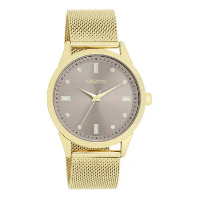 Produktbild von Oozoo Armbanduhr gold Metall Vintage Series Damen Analog-Quarzuhr UOC11357