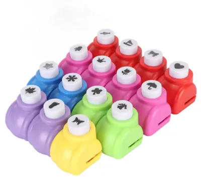 Motivlocher-Set, 15-teilig, Mini-Bastellocher für Kinder, DIY