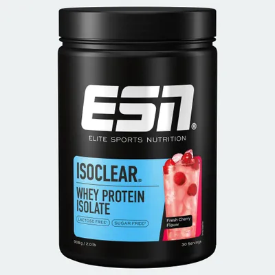 Productafbeelding van ESN ISOCLEAR Whey Isolate Cherry (908 gr)