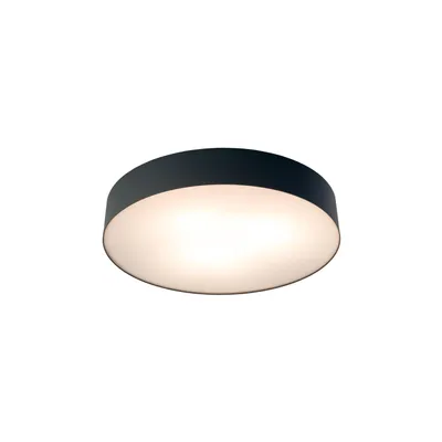 Obrázek produktu pro Stropní svítidlo kovové E14 Ø 40,5 cm kulaté černé 3-světelné moderní stropní svítidlo