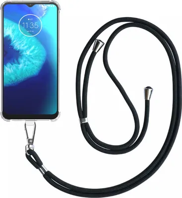 Image de Etui de téléphone adapté à Motorola
  Moto G8 Power Lite Transparent Antichoc avec Cordon Universel Détachable - Smartphonics
  Lanière pour téléphone - Housse silicone antichoc avec lanière - Smartphonics