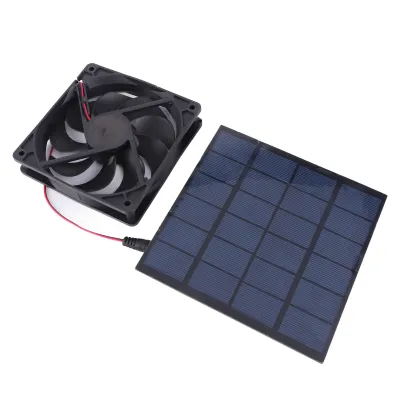 Obrázek produktu pro 5W ventilátor se solárním panelem, ventilátor se solárním pohonem, ventilátor se solárním panelem, sada solárních panelů s ventilátorem, ventilátor se solárním panelem, sada ventilátorů se solárním panelem