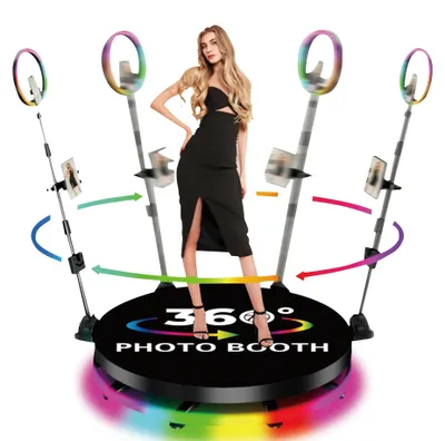 Obrázok produktu pre 360° fotobúdka – otočná platforma – priemer 80 cm – manuálna bez motora – na fotky a videá – balenie obsahuje