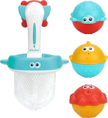 Obrázok produktu pre Hračky do vody kôš s hračkami Akuku