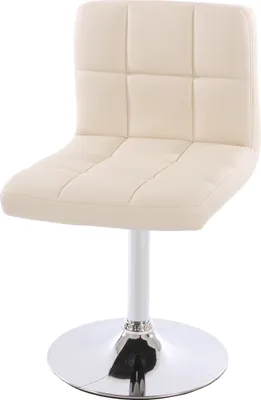 Produktbild von 6er-Set Esszimmerstuhl Drehstuhl Stuhl Kavala Kunstleder Chrom creme