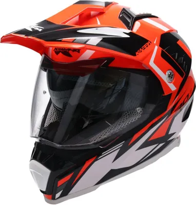 Productafbeelding van KAPPA KV-30 EVO Endurohelm, glanzend oranje-zwart, maat XS