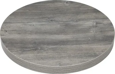 Immagine prodotto di Piano tavolo rotondo preforato Bolero in melaminico grigio, 600 mm