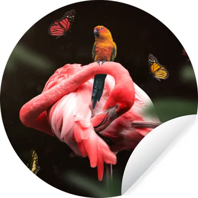 Produktbild von MuchoWow® - Mauerkreis - Wand Bilder - Wandsticker - Wohnzimmer Dekoration - Dekoration für die Wände - Aluminium - Babyzimmer