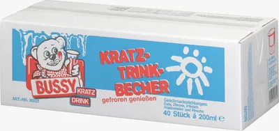 Produktbild von Bussy Wassereis Kratzbecher sortiert 40 x 200ml