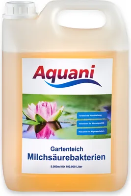 Produktbild von Aquani Milchsäurebakterien Teich 5.500ml probiotische Filterbakterien für alle Koi und Gartenteiche
