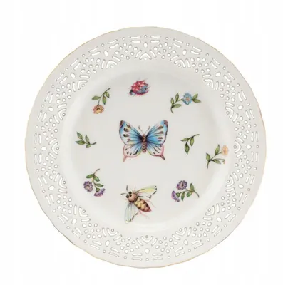Obrázok produktu pre Dezertný tanier Villa Italia Leda Ivory 19 cm ažúrový