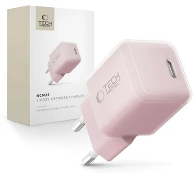 Obrázek produktu pro Ładowarka Sieciowa Tech-Protect Ncm25 Usb-C Pd 25W - Różowa