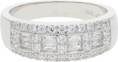 Produktbild von JuwelmaLux Ring 925 Silber mit synth. Zirkonia JL10-07-3111 54
