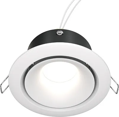 Produktbild von Maytoni Einbaustrahler YIN Weiß Rund GU10 50W Dimmbar Aluminium IP20