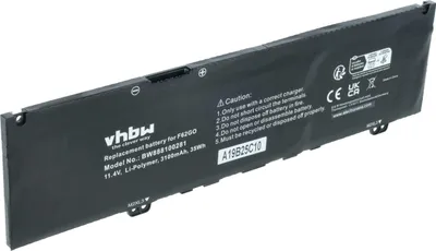 Produktbild von vhbw Akku kompatibel mit Dell Inspiron 13 7370, 13 7370-1733, 13-5370-D2725S, 13 7000, 13 7000 2-in-1 Notebook (3100 mAh, 11,4 V, Li-Ion)