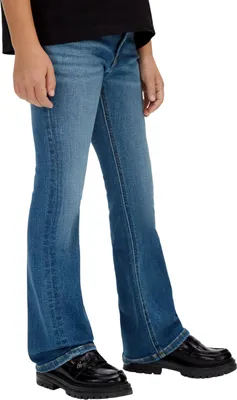 Immagine prodotto di Jeans a gamba larga da bambina Calvin Klein, colore marrone (blu lavato), taglia 8 anni