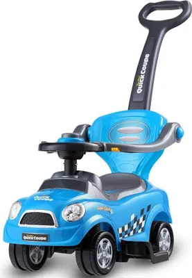 Obrázek produktu pro Autíčko s rukojetí TY584778BL s odnímatelnou rukojetí, 3 v 1, modré