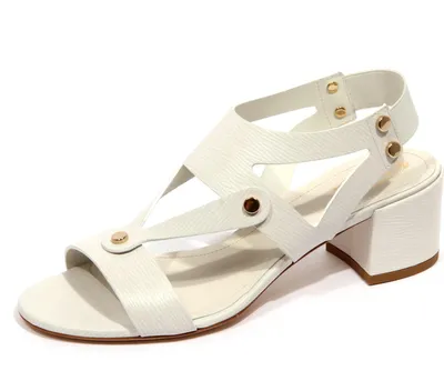Produktbild von F9646 sandalo donna off white TOD'S scarpe Korn Effekt Schuh Frau