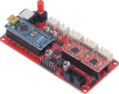 Image de USB Laser Driver Dual Y Axes CNC Controller with USB to 5Pin T Head Data Cable for Replacing GS13487 (Pilote laser USB, contrôleur CNC à deux axes Y et câble de données USB à tête en T à 5 broches pour remplacer GS13487)