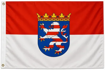 Produktbild von Fahne Hessen mit Wappen 90x150 cm Flagge