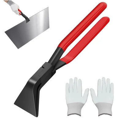 Falzzange 45° 6 cm, Biegezange aus Kohlenstoffstahl mit Handschuhen