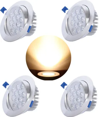 Produktbild von 4 Stück 7W LED Einbaustrahler,Deckenspots Warmweiß Schwenkbar,Led Spots Einbauleuchte Winkelverstellbar