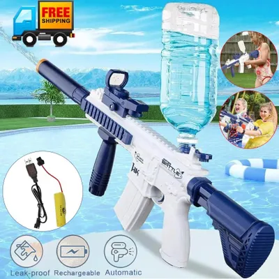 Produktbild von Hochdruck Wasserpistole elektrische automatische Wasser Pistole Water Gun Blau