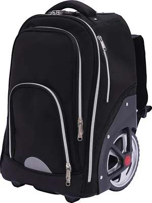 Immagine prodotto di Zaino da viaggio con rotelle - Zaino trolley per laptop da 45 litri - Sistema di trasporto a 3 vie - Chiusura con combinazione - Elementi riflettenti - Tessuto Oxford - Nero