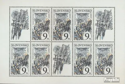 Produktbild von Briefmarken Slowakei 1997 Mi 278Klb Kleinbogen (kompl.Ausg.) postfrisch Europa