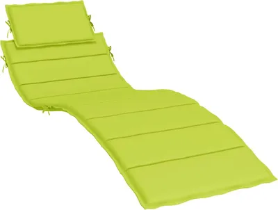 Produktbild von vidaXL Sonnenliegen-Auflage Hellgrün 186x58x4 cm Oxford-Gewebe