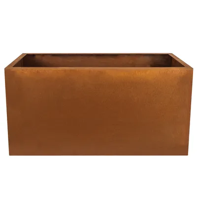 Obrázek produktu pro Köhko® Designový květináč z cortenové oceli Viva 120 x 54 x 43 cm | Květináč v ušlechtilé rezavé optice