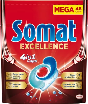 Produktbild von Somat Excellence 4-in-1 Spülmaschinen-Tabs, 48 Stück